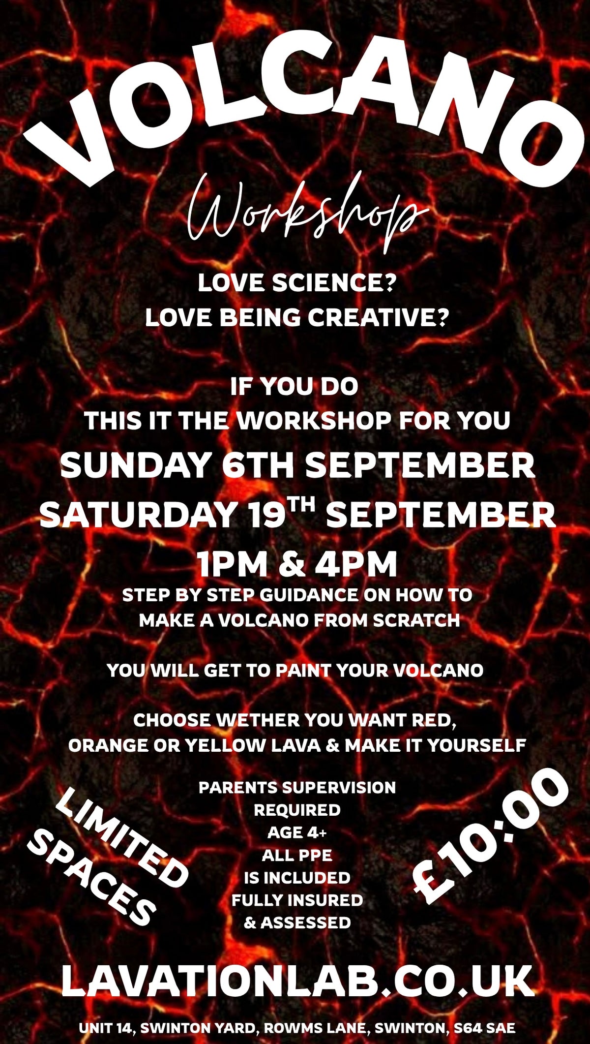 VOLCANO ๐ Making Workshop