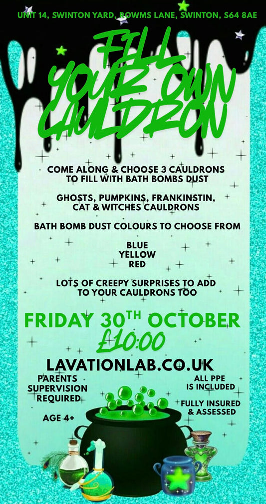 FILL YOUR OWN CAULDRON 🧪 Workshop