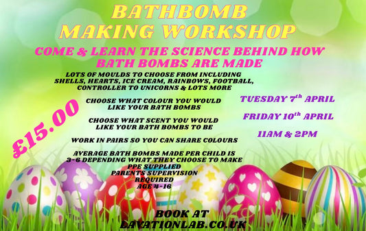 EASTER - Bath Bomb Making Workshop